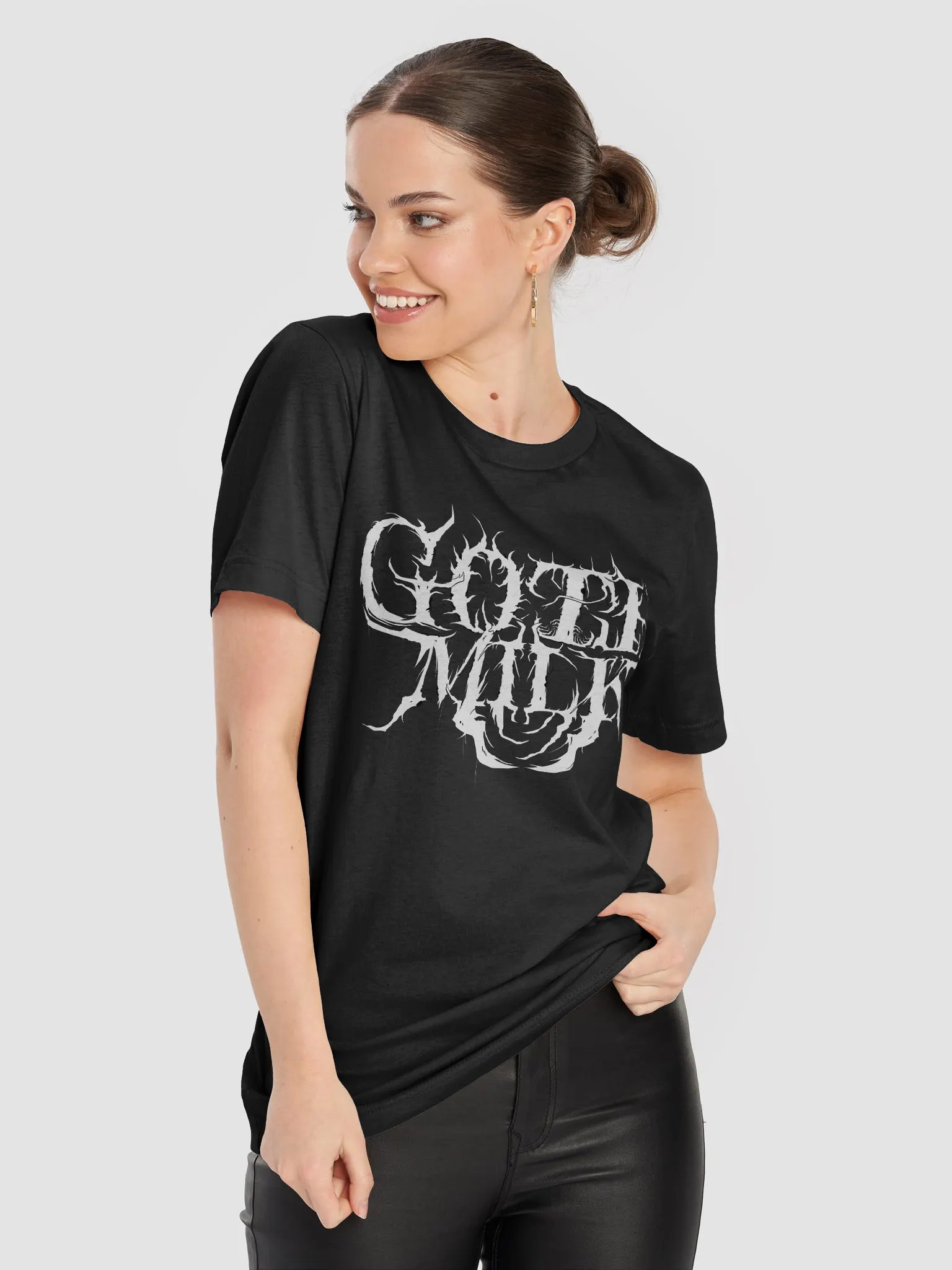 Goth Milk? ( Black T Shirt ) product image (8)