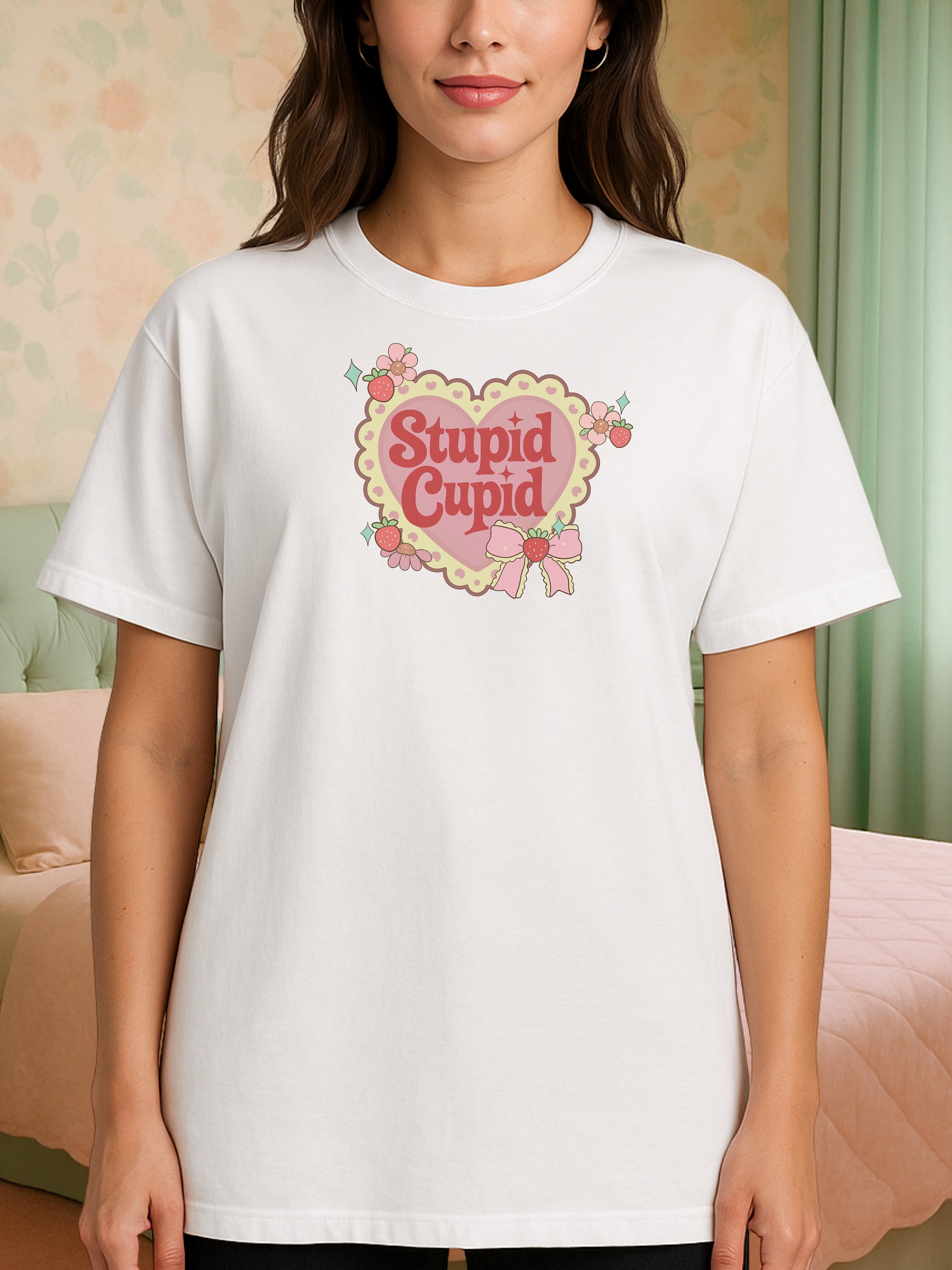 Stupid Cupid Cute Vintage T-Shirt product image (121)