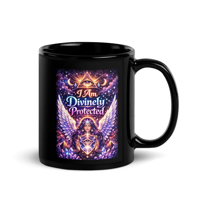 Divine Protection -Black Glossy Mug product image (3)