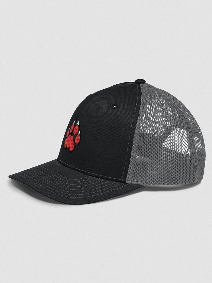 Red Paw Print Snapback Trucker Hat product image (2)