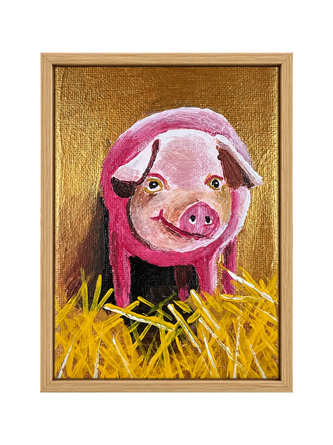Happy Pig – Art Print product image (1)