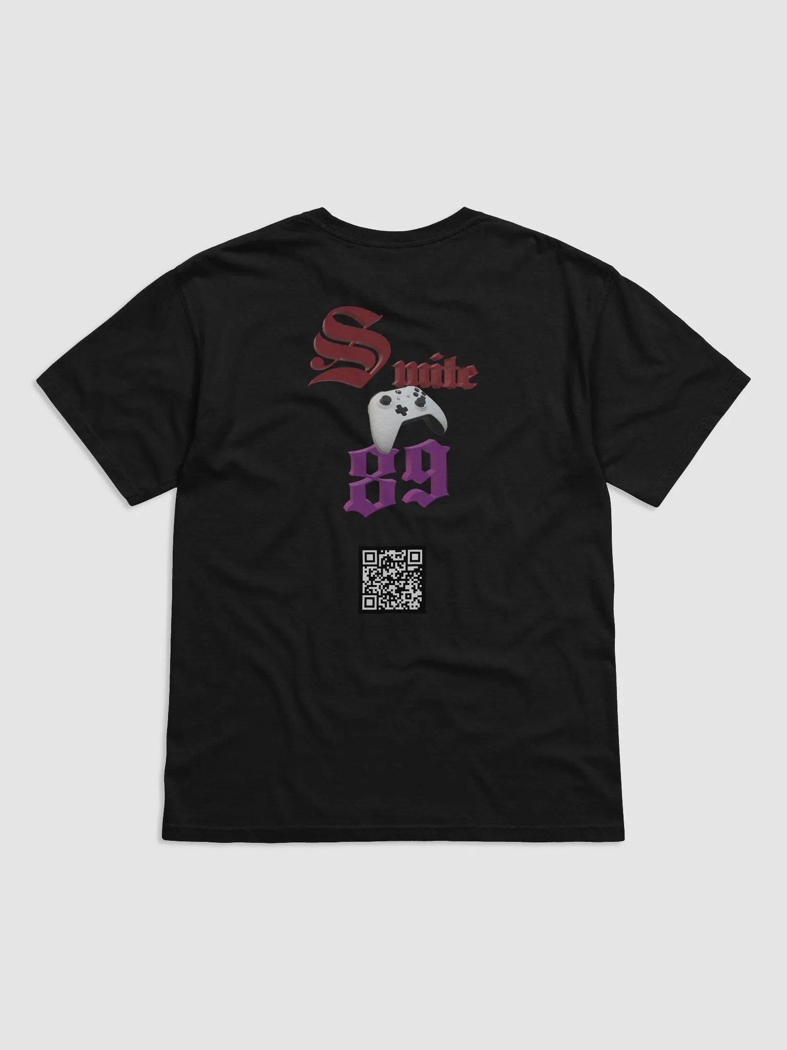 Black Twitch QR Code Tee product image (2)