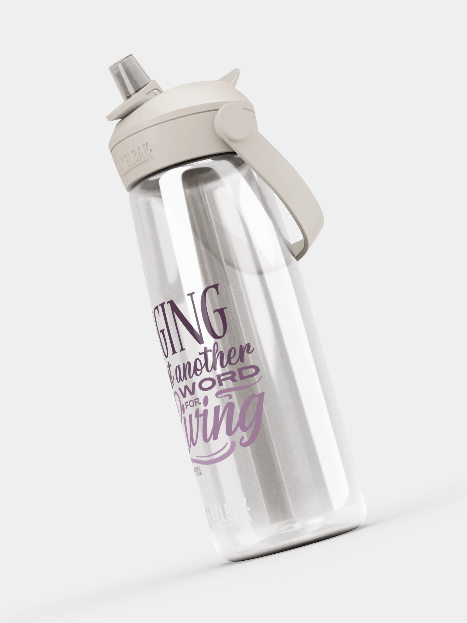 CamelBak Thrive® Flip Straw Water Bottle - "Aging is Just Another Word for Living" Color Variant product image (6)