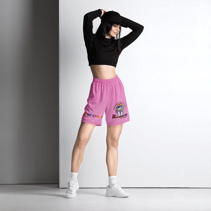 Unisex Shorts Proud Gamer Pink product image (1)