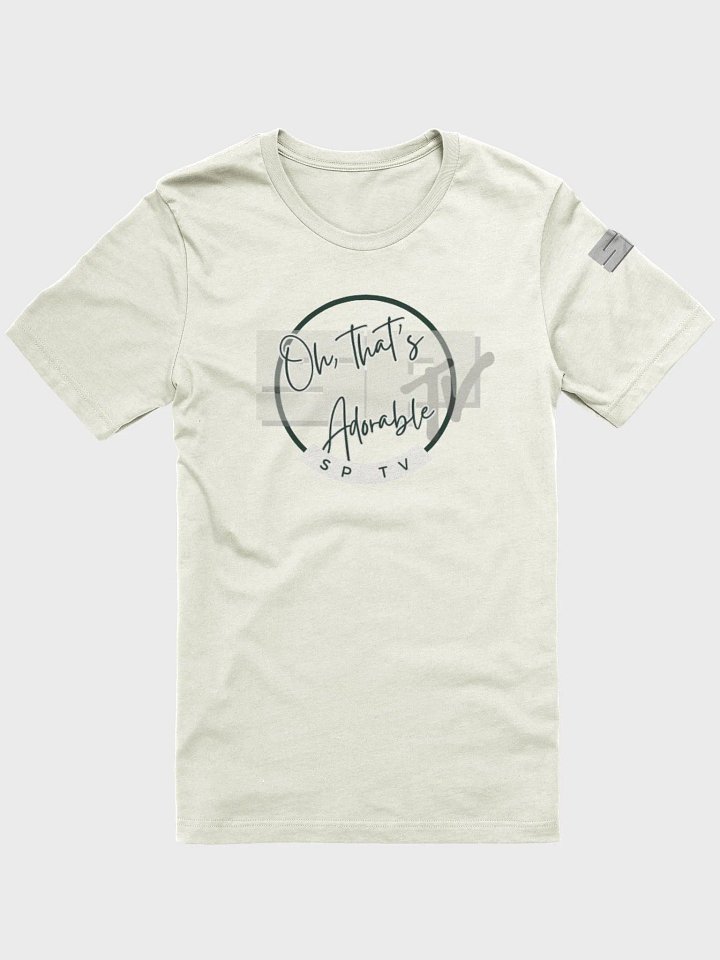 That's Adorable. Circle - logo on sleeve - shirt LIGHT colors product image (6)