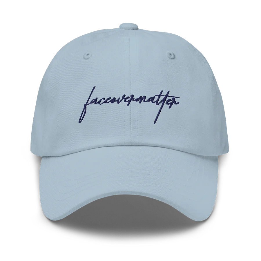 Faceovermatter Dad Hat (Light Blue) product image (2)