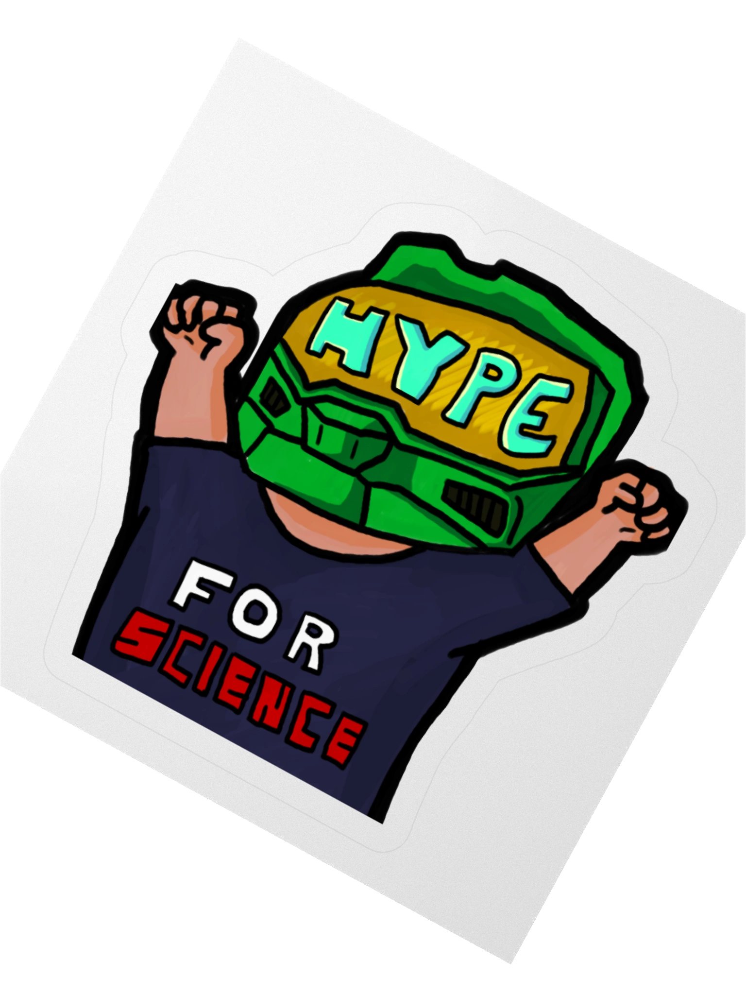 Hyped Buddy Sticker product image (2)