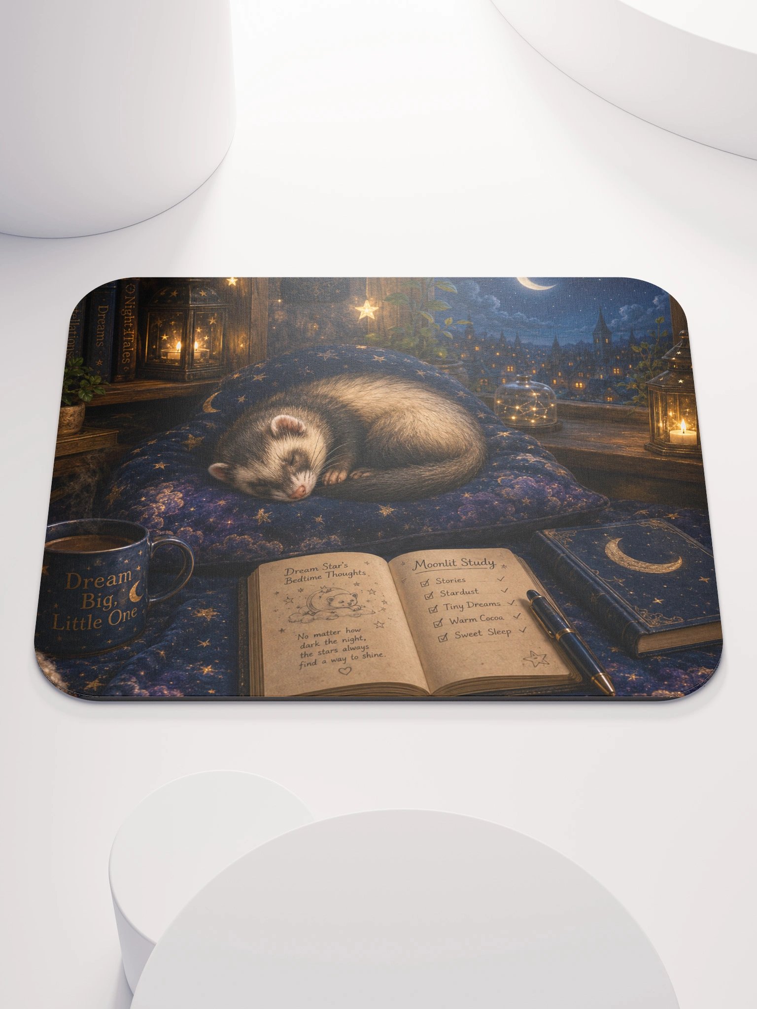 Dream Star's Moonlit Study Mouse Pad product image (2)
