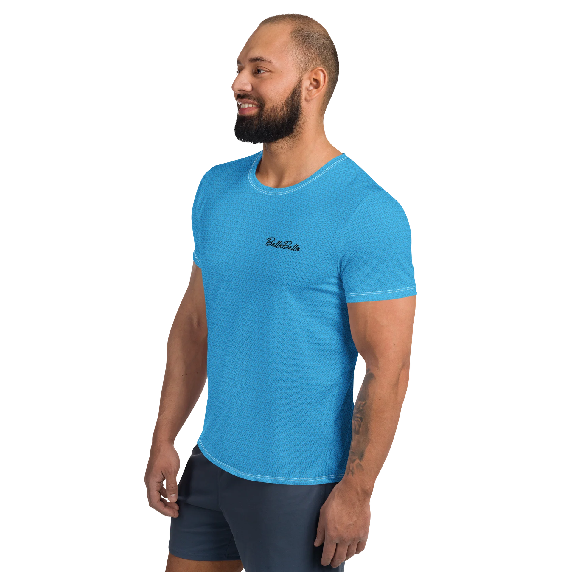 Sportshirt Deep Sky Blue product image (3)