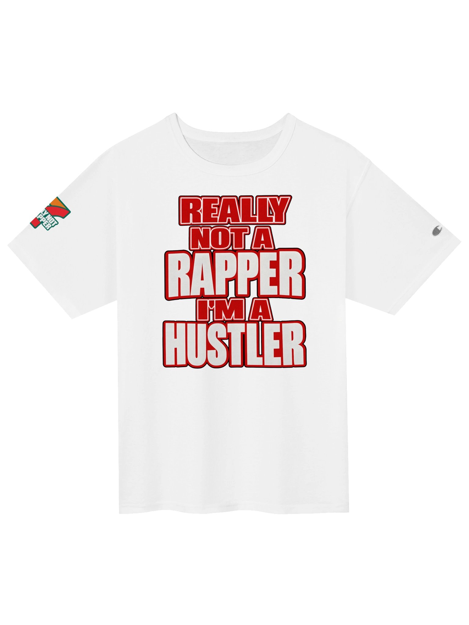 Hustler 925five x Champion Collab RNAR Blk T-Shirt product image (4)