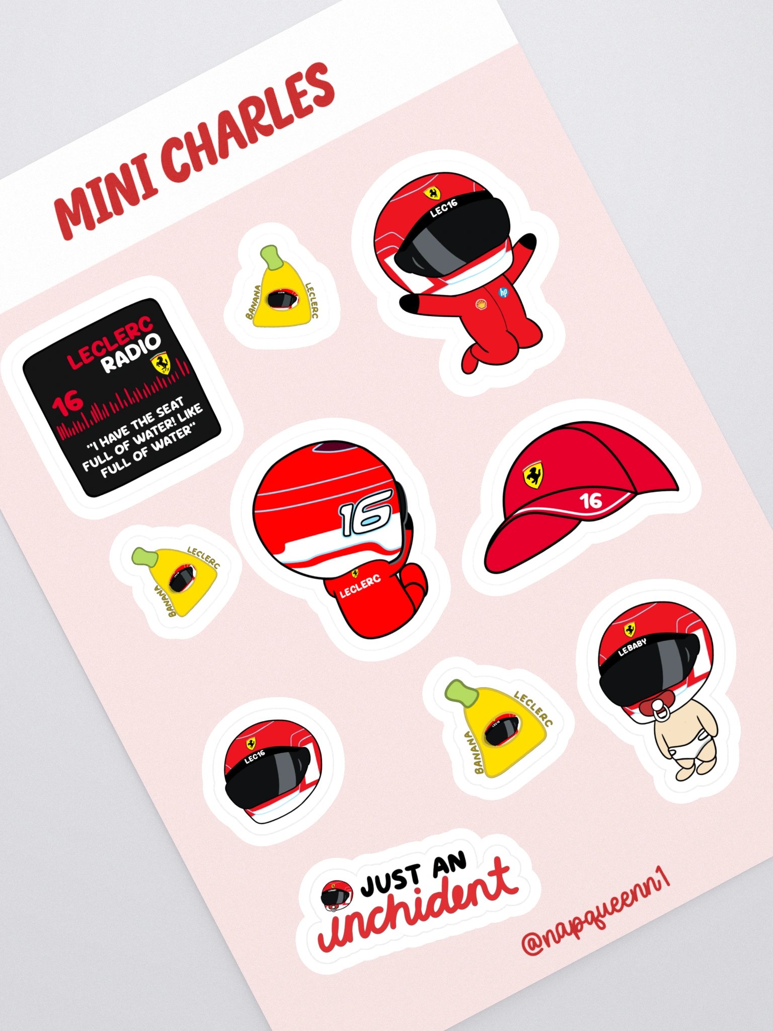 Charles Leclerc - Sticker Sheet product image (1)
