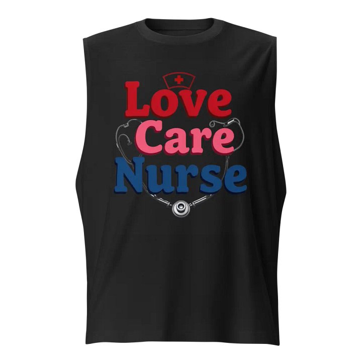 Love Care Nurse Stylized Muscle Tank product image (1)