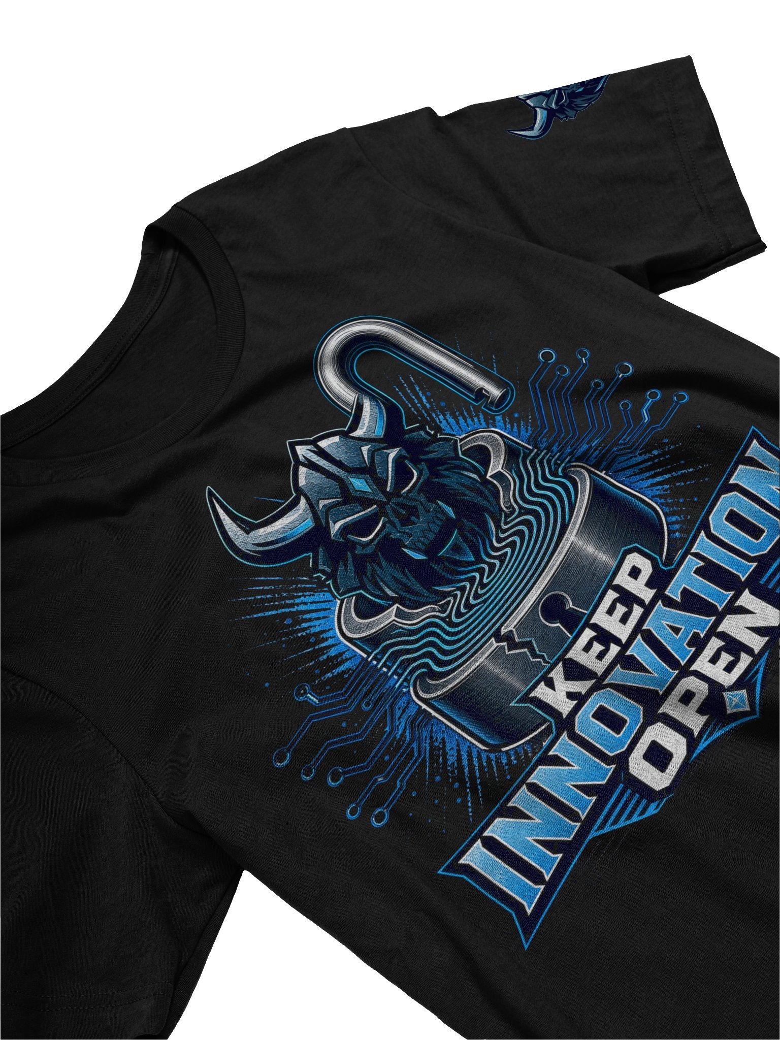 KEEP INNOVATION OPEN — Viking Skull Tee product image (22)