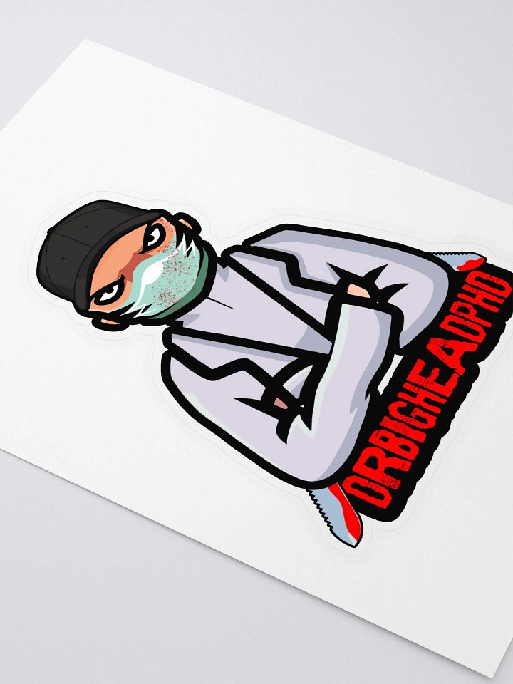 Intense Green Mask Sticker Sheet product image (2)