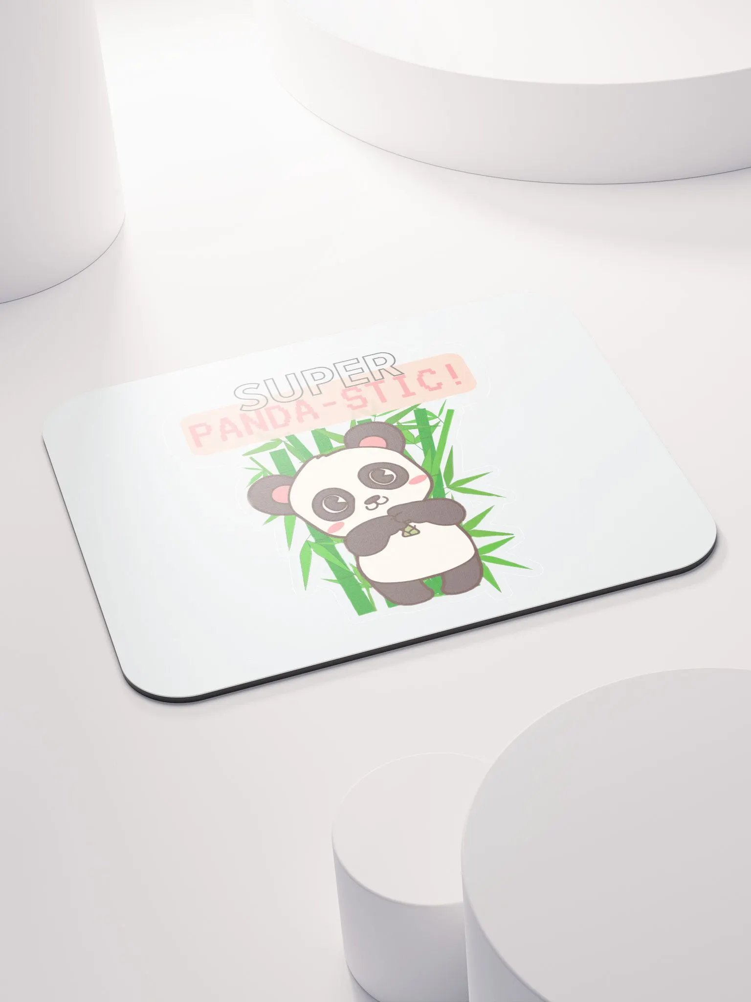 Panda-stic Bamboo Mouse Pad product image (4)