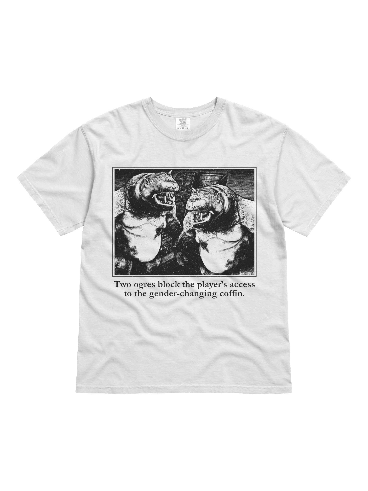 GENDER COFFIN T-SHIRT (WHITE) product image (1)