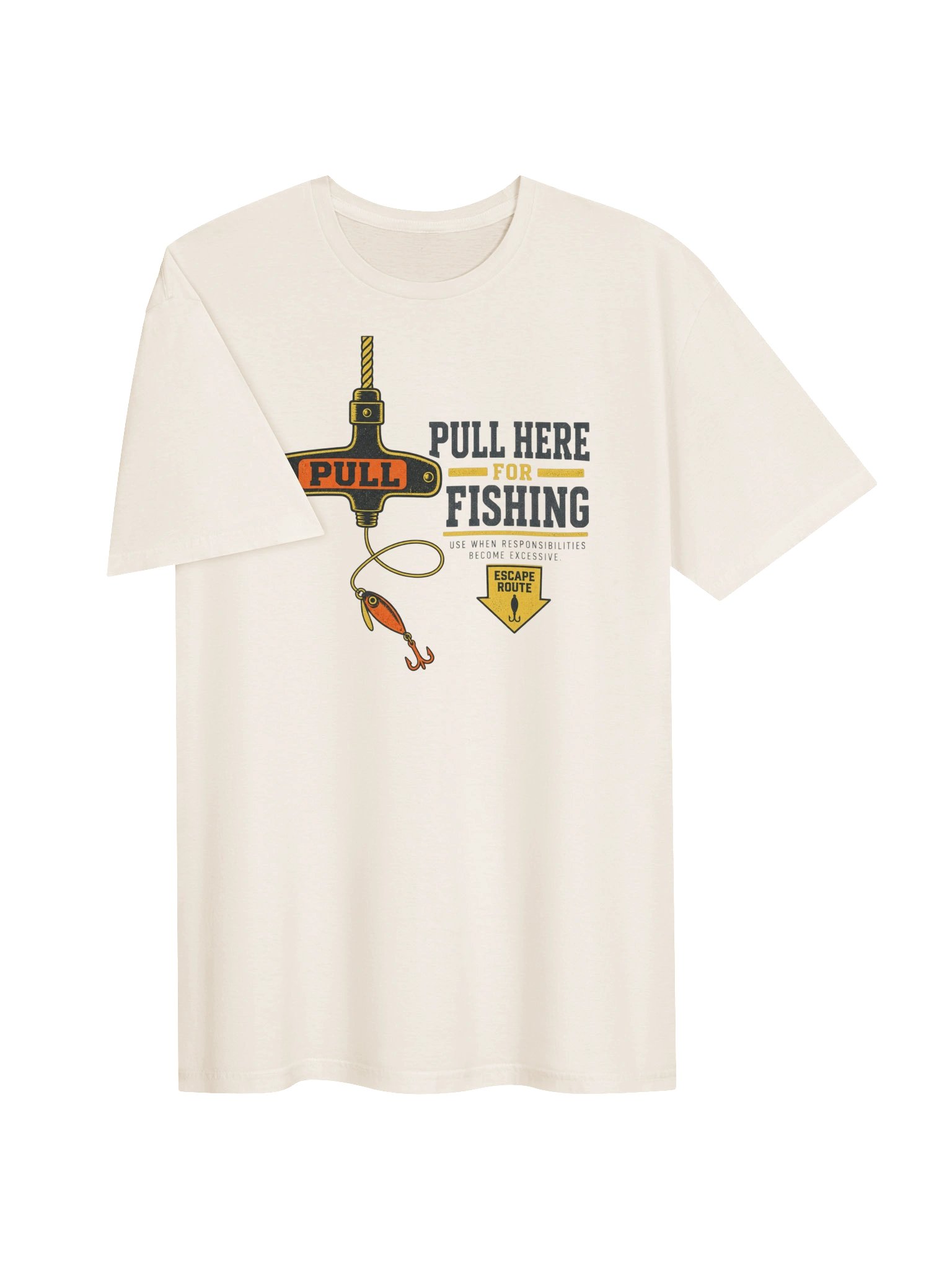 Pull Here for Fishing T-Shirt product image (3)