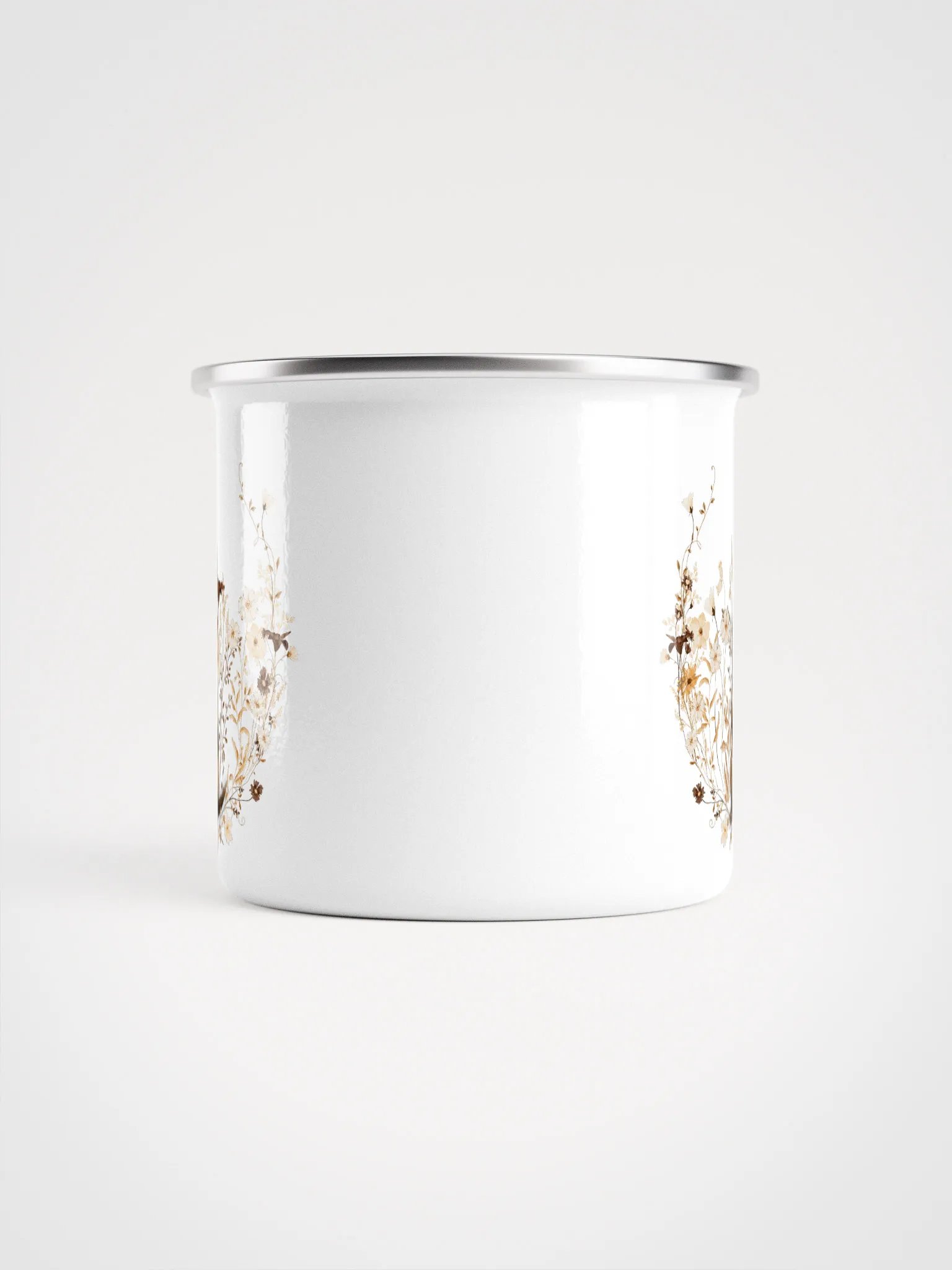 Whimsical Otter Enamel Mug - Tasse mit Otter - Campingtasse - Geschenk für Otterfans product image (3)