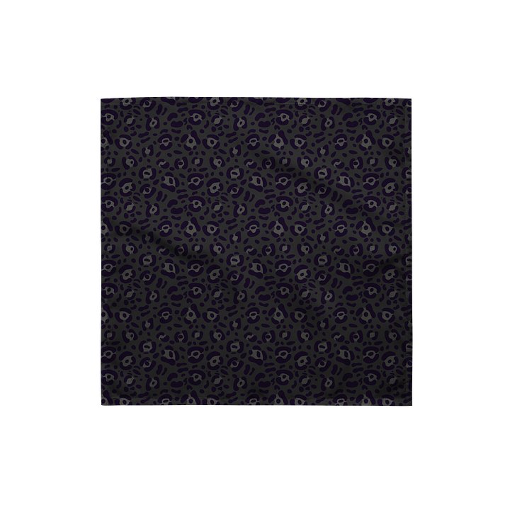 Comfortable Bandana with Bold Black Leopard Print product image (1)