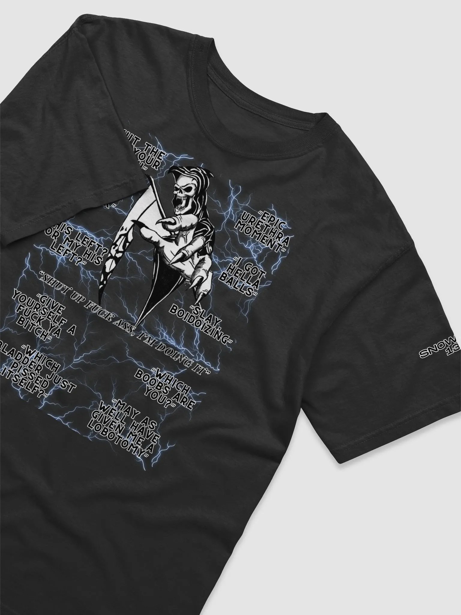 Snowmonk's Graveyard Quote Tee product image (3)