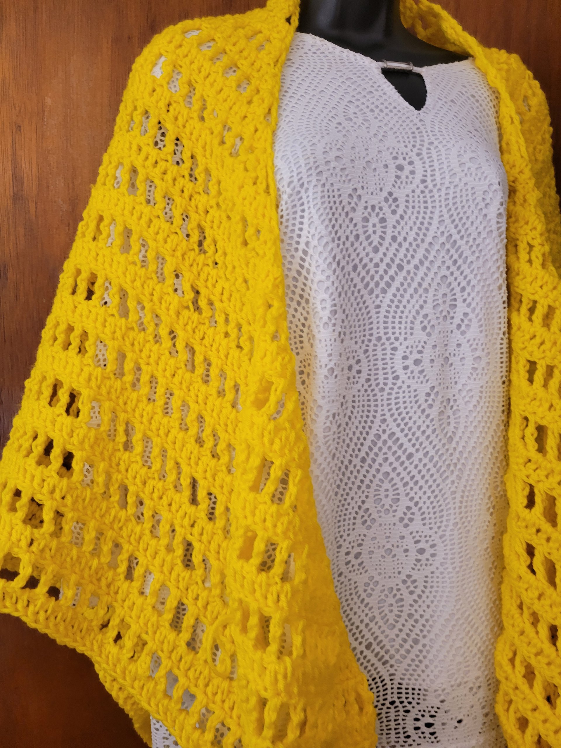Sunshine Yellow Shawl product image (3)