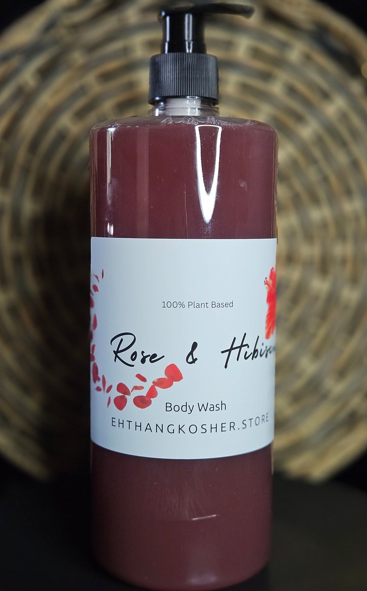 ROSE & HIBISCUS BODY WASH (L) product image (1)