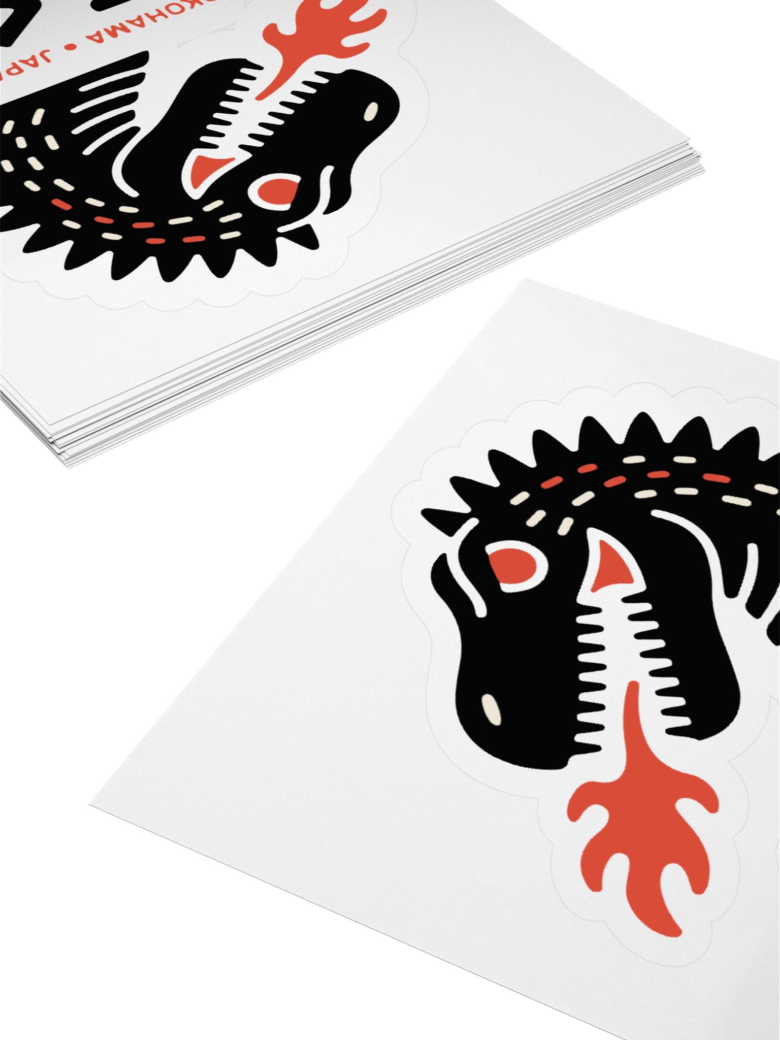 YOKOHAMA X JAPAN Dragon Kiss Cut Stickers product image (4)