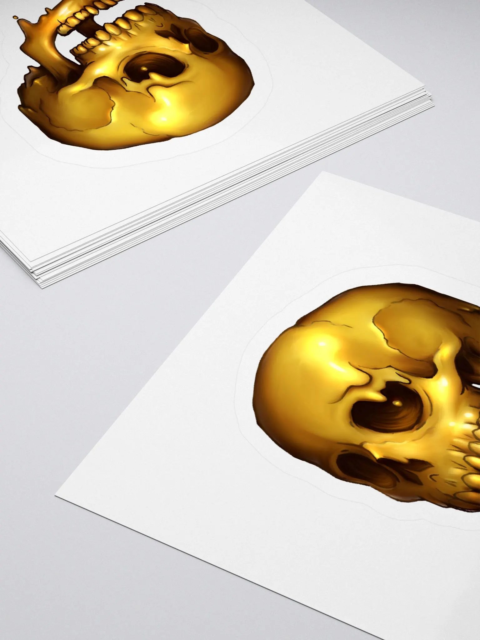 Gold Skull Sticker product image (11)