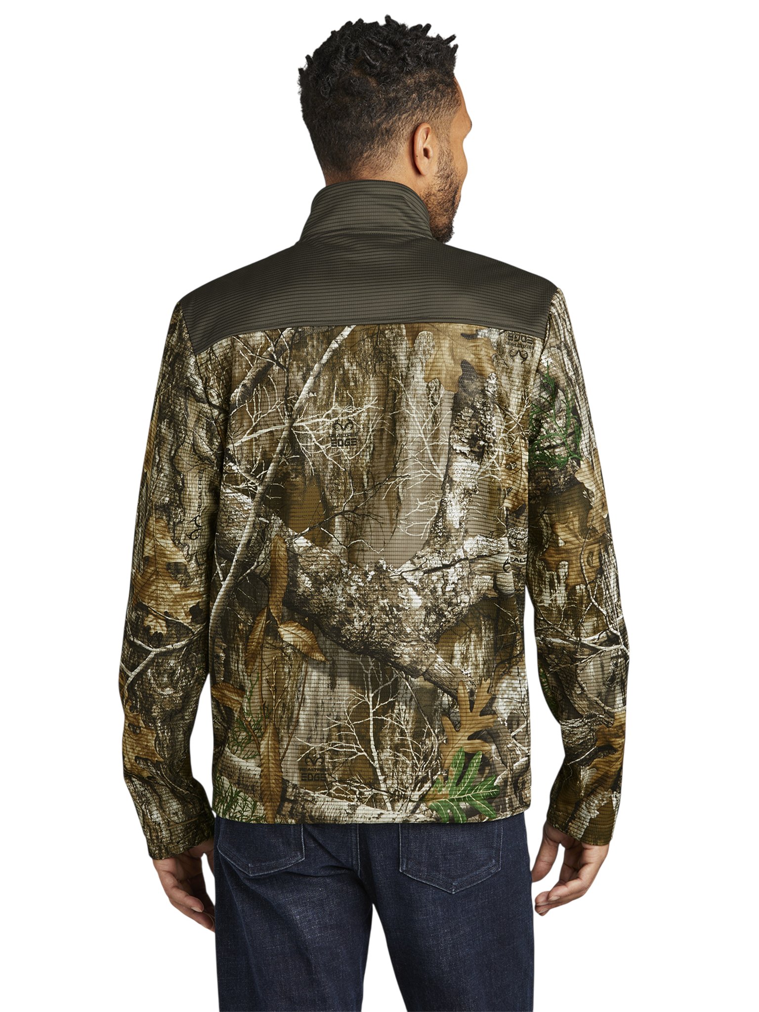 Realtree Atlas Colorblock Soft Shell Jacket — Embroidered Monogram "DLK" product image (6)