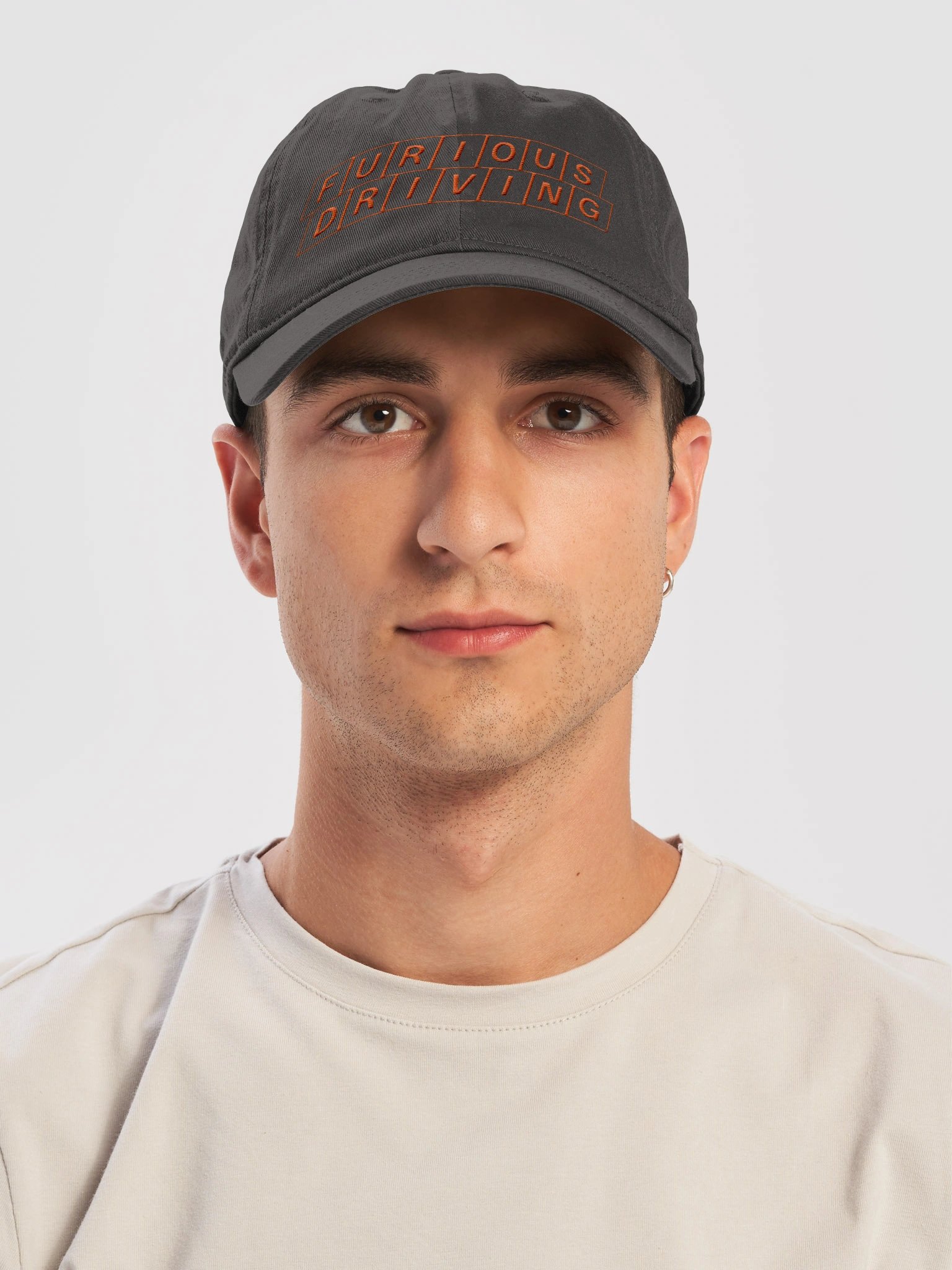 Furious Driving orange '80s logo cap product image (5)