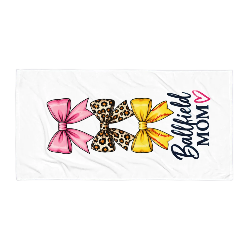 Ballfield Mom Beach Towel | Pool & Tournament Travel Favorite product image (2)