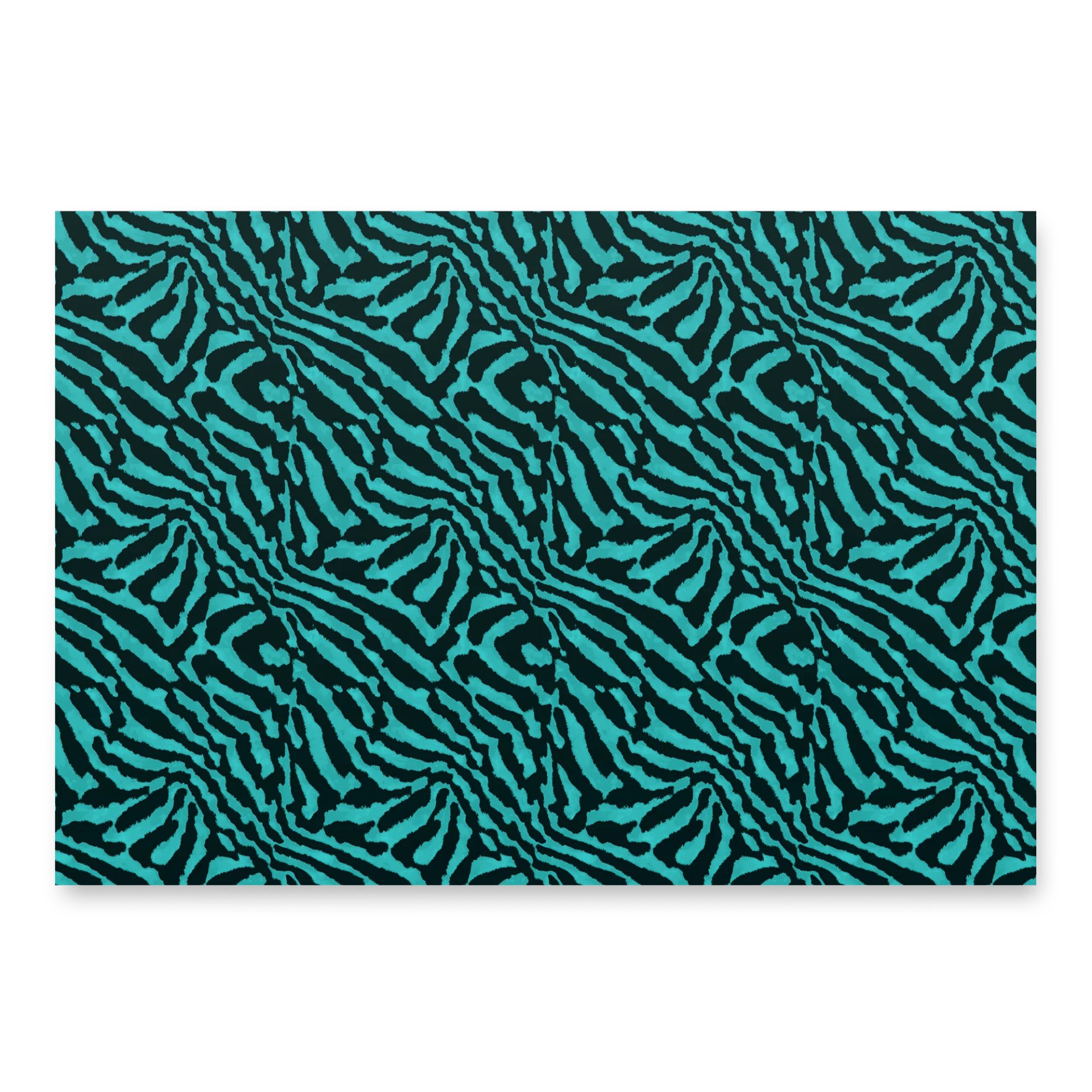 Teal Zebra Paper Sheets product image (2)
