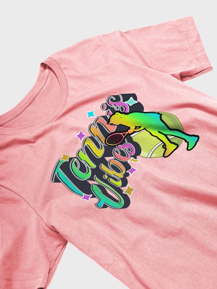 Tennis Vibes Female Neon Rainbow T-Shirt product image (2)