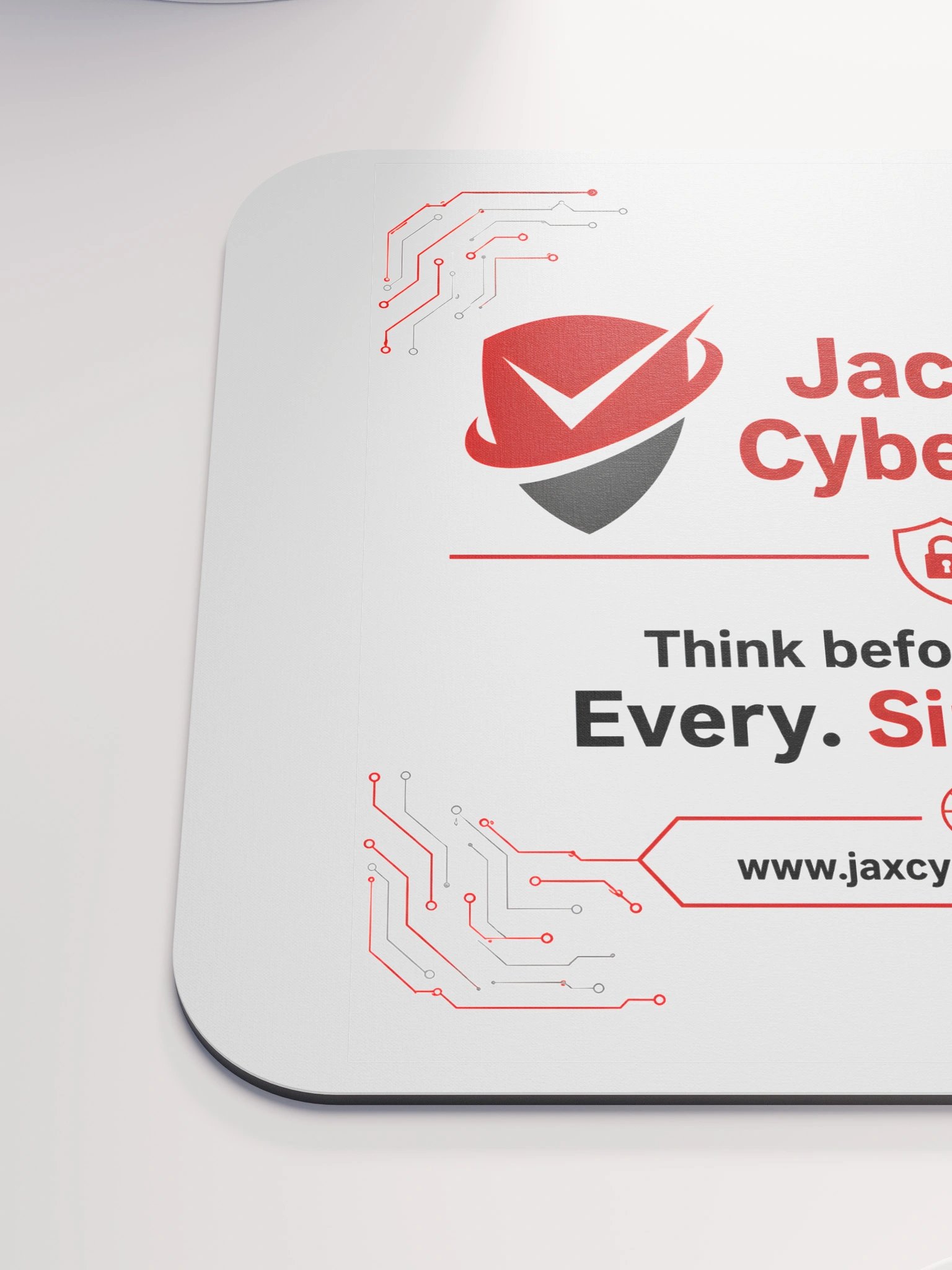 Think Before You Click Mouse Pad product image (6)