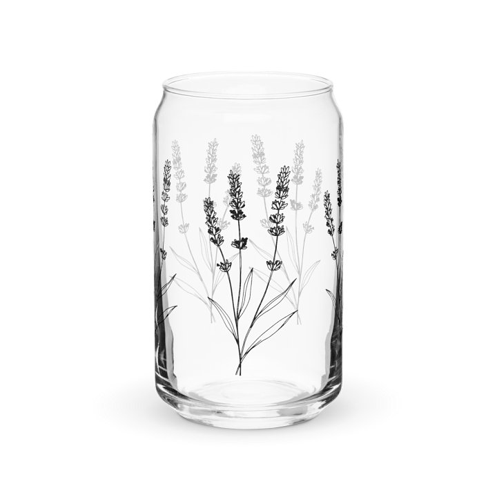 Lavender Sip in Style: Can-Shaped Glass product image (1)