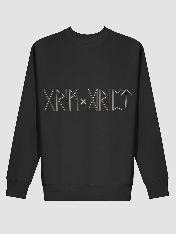 GrimDripped Rune Sweater — Elder Futhark Bold Edition product image (4)