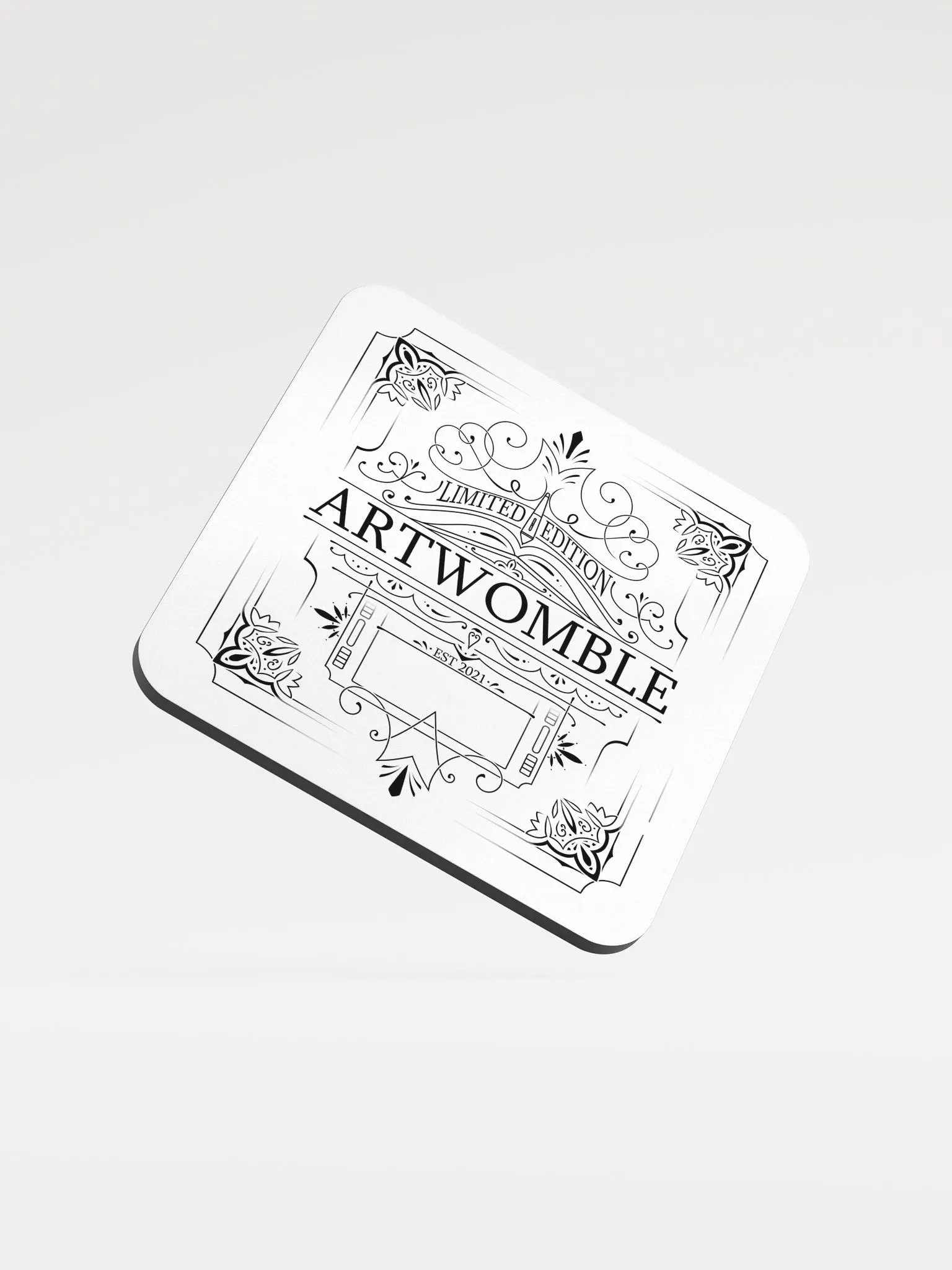 Artwomble Coaster - White product image (1)