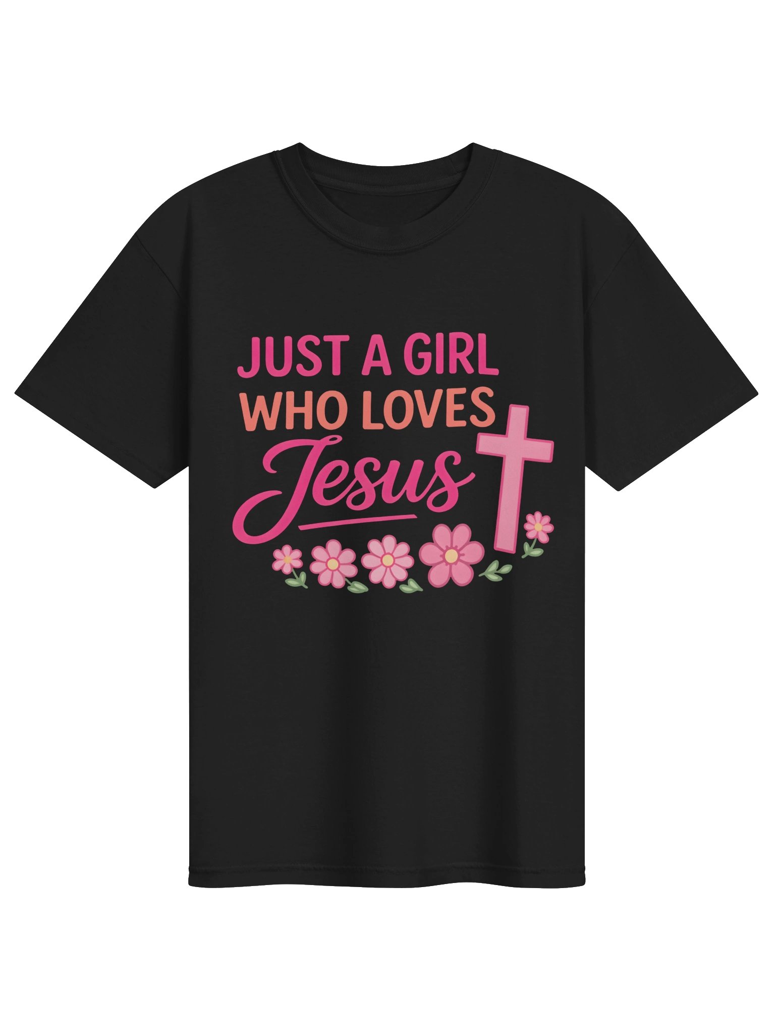 Just A Girl Who Loves Jesus T-shirt product image (4)