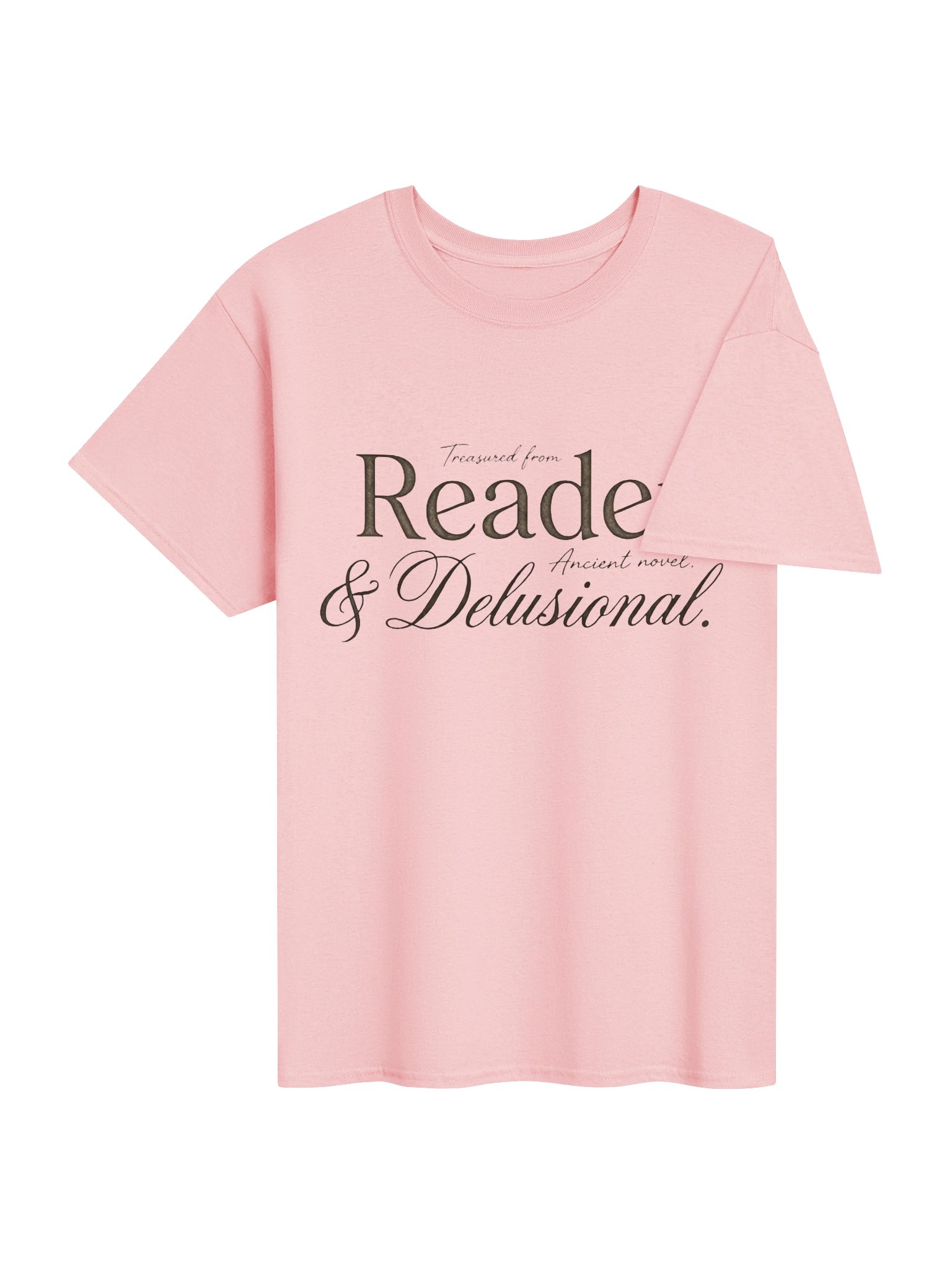 Reader & Delusional Premium Editorial Tee | Dark Romance Edition product image (4)
