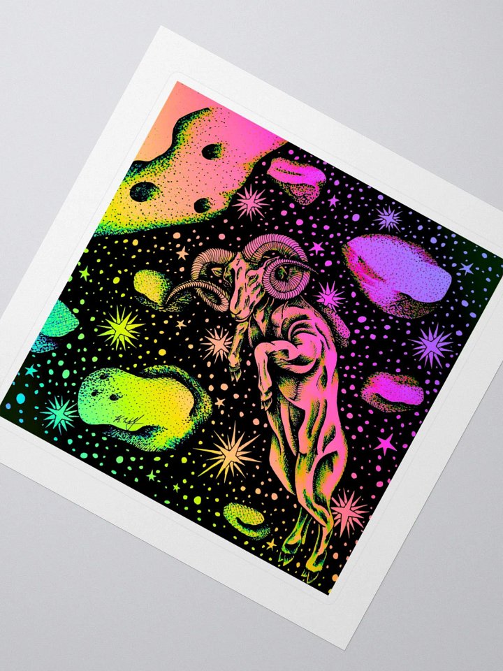 Limited Edition Aries Zodiac Kiss Cut Stickers product image (2)