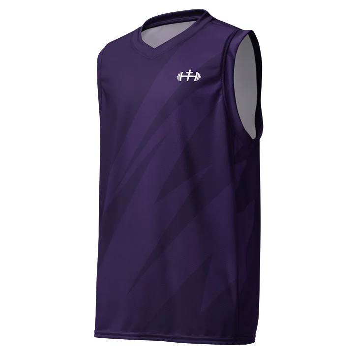 His House Performance V-Neck Muscle Tank - Blue Bolt product image (2)