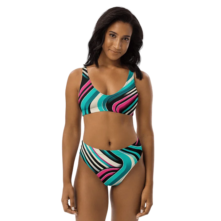 Retro Wave Swirl Bikini product image (1)