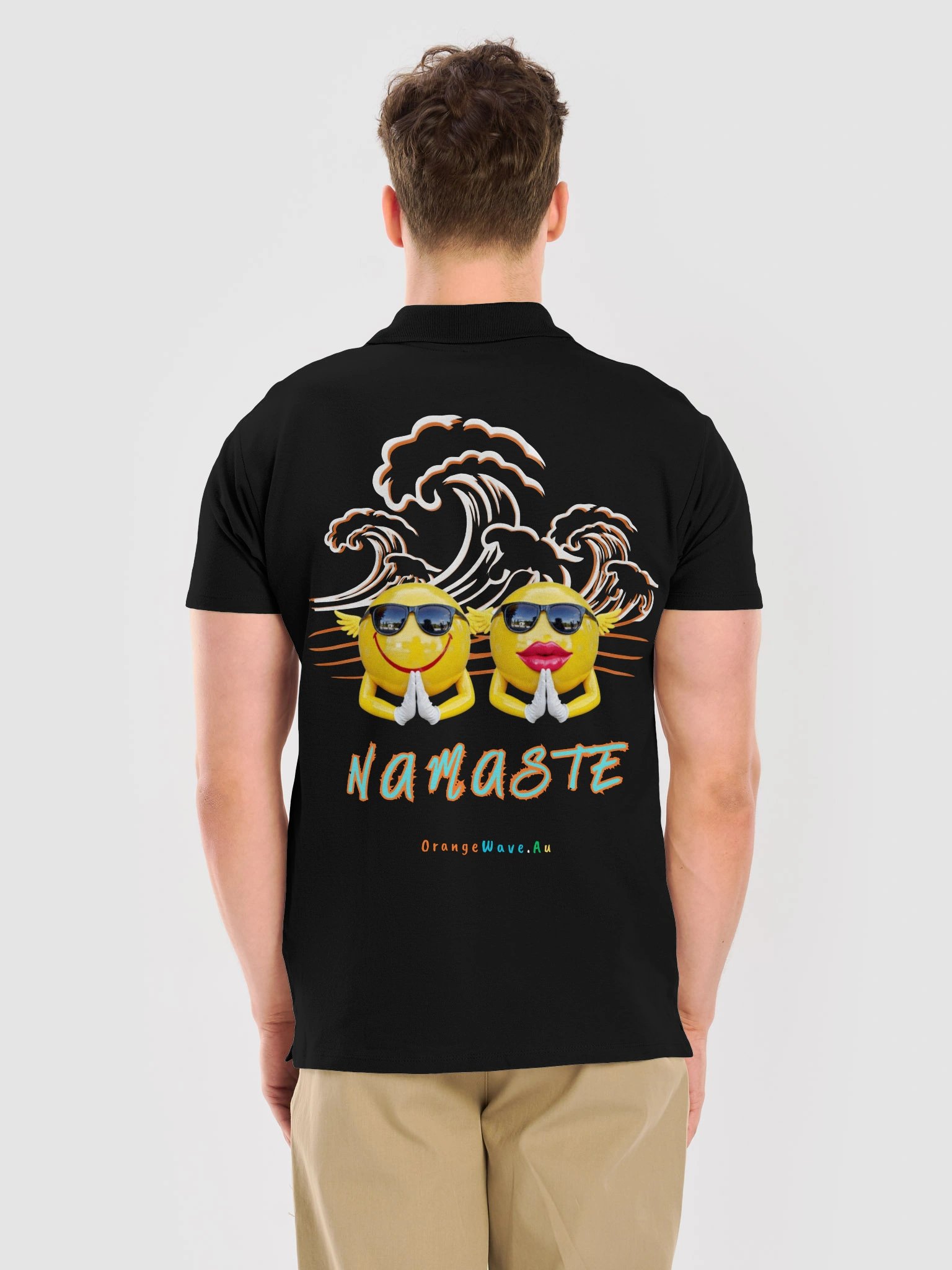 Namaste Orange Wave Polo product image (12)