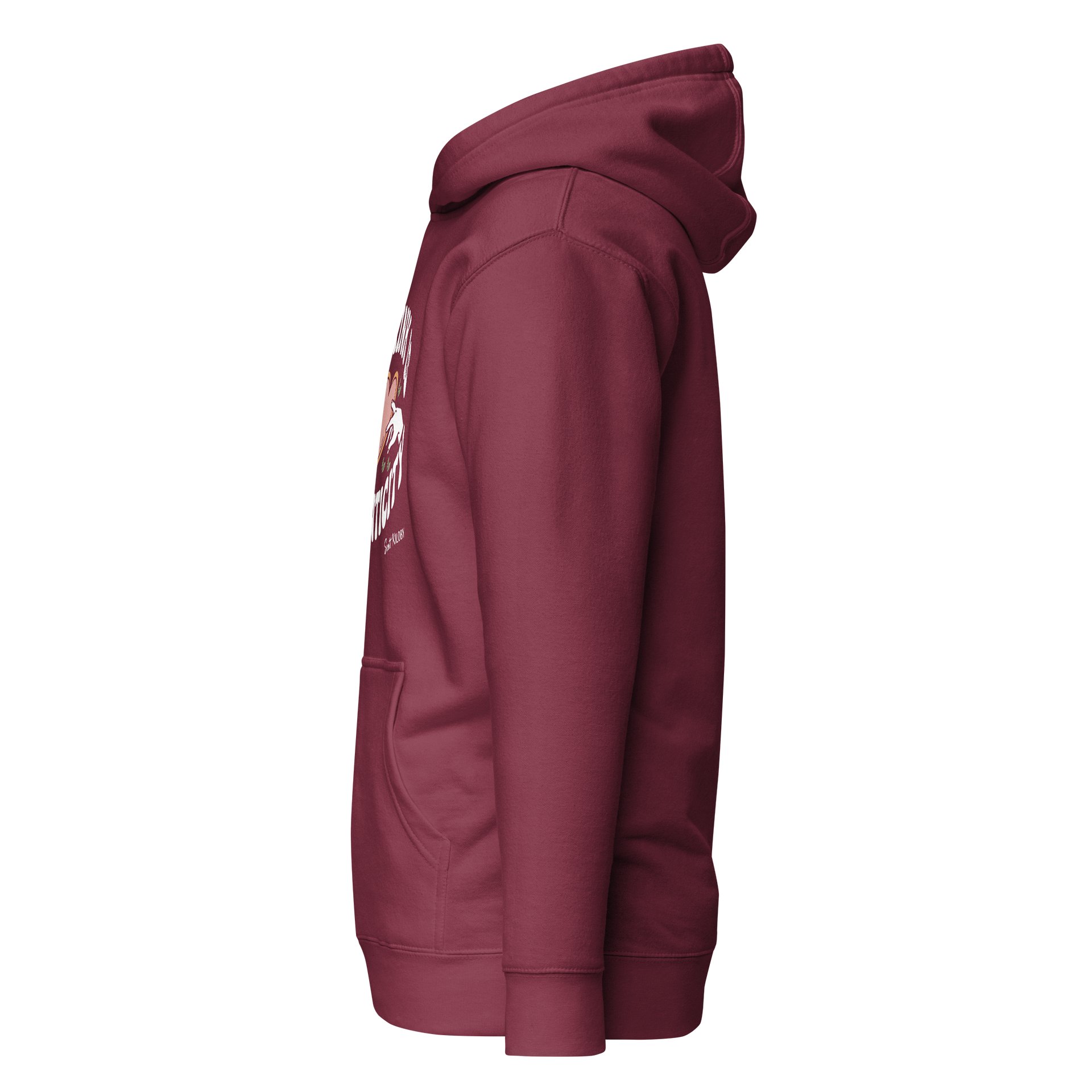 “My Kink Is Authenticity” Maroon Unisex Hoodie product image (4)
