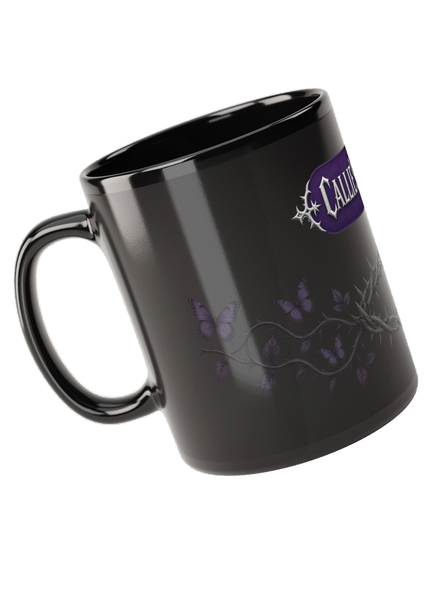 Callie's Black Glossy Court Mug product image (9)