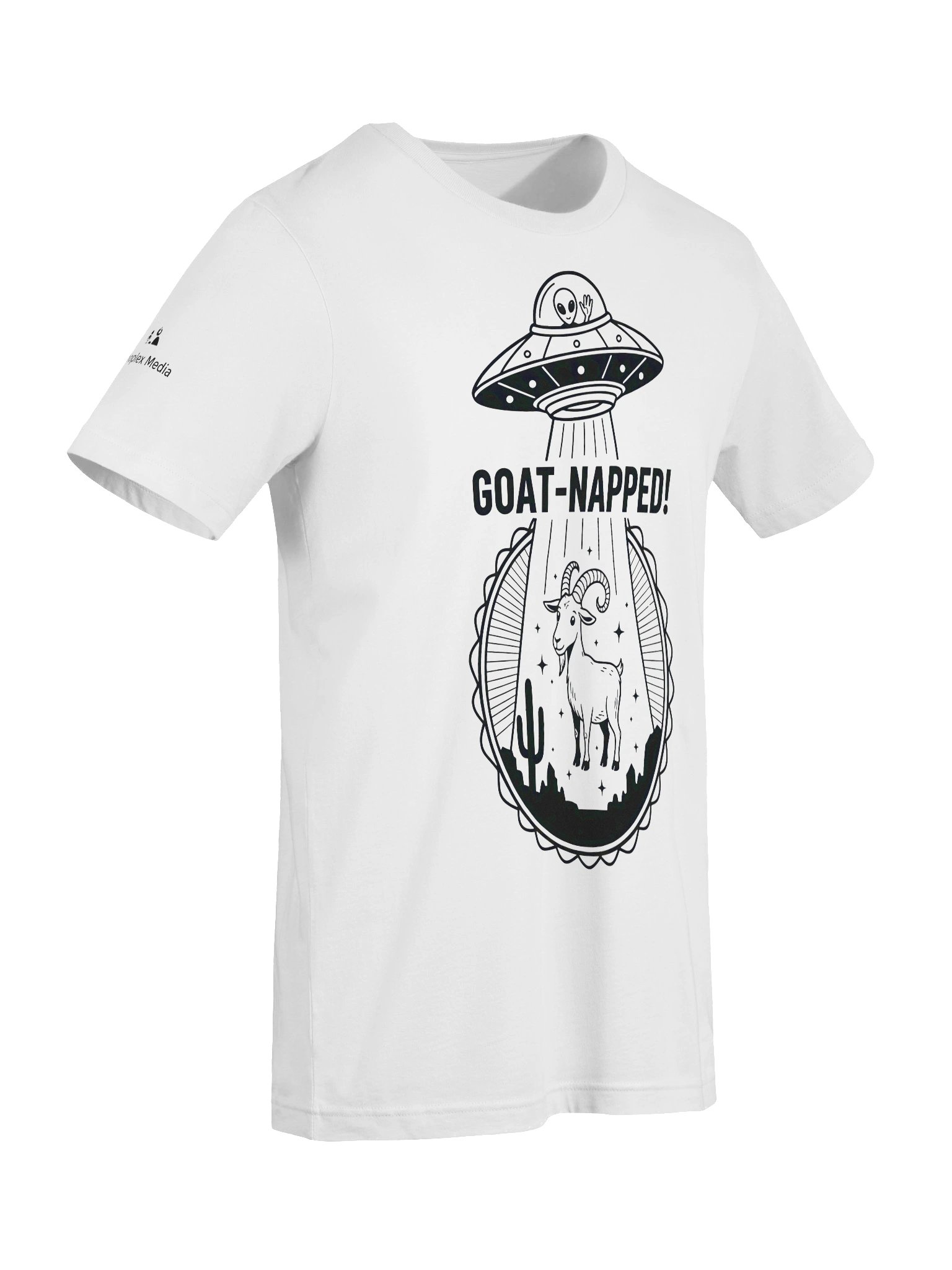 Goat-Napped Alien Abduction Tee - Light Colors product image (106)