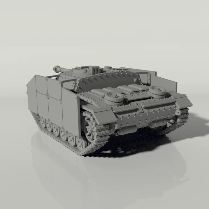 Grim StuG OR Grim Panzer IV Tank STLs product image (9)