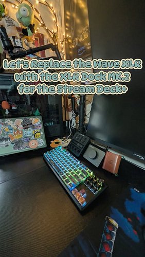 Grabbed the XLR Dock Mk.2 from @elgato for my Stream Deck+ to replace my Wave XLR. Perfect choice to get more space on your d...