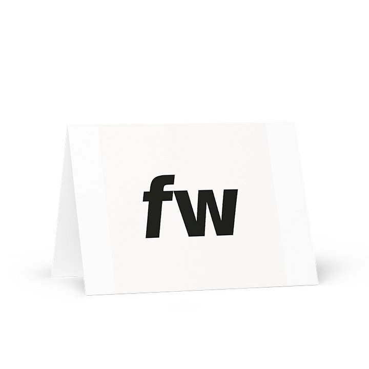 fw Minimalist Greeting Card product image (1)