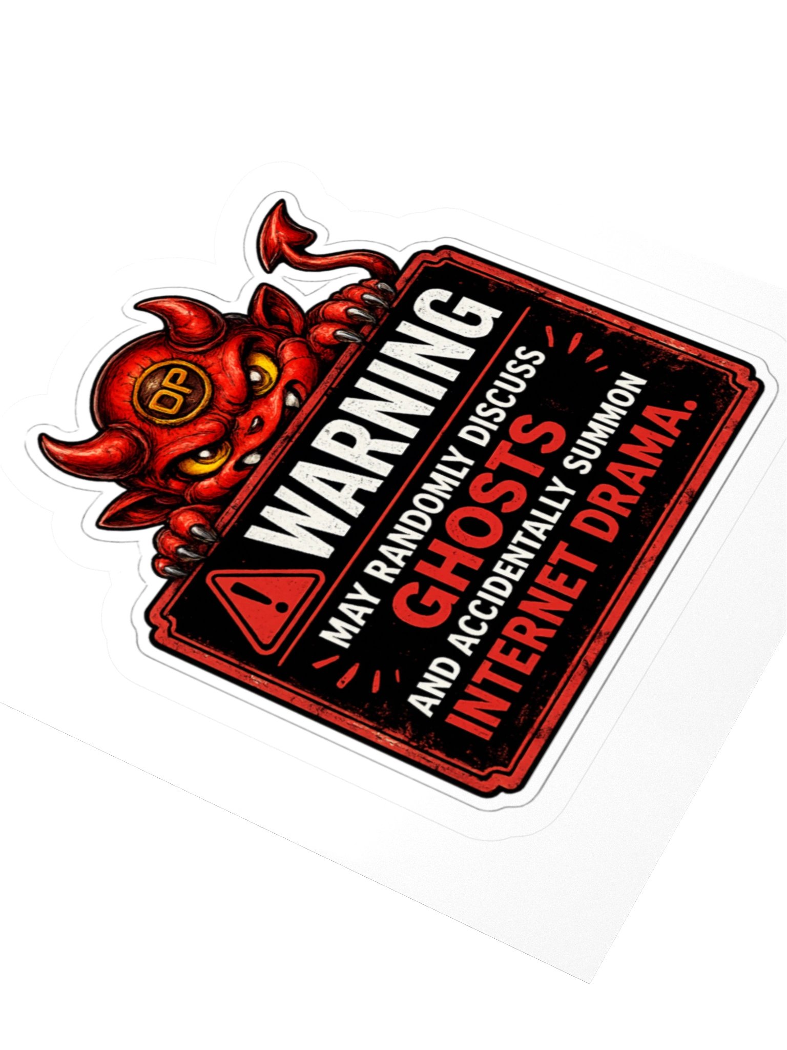 Dust Devil internet drama 3" x 3" sticker product image (3)